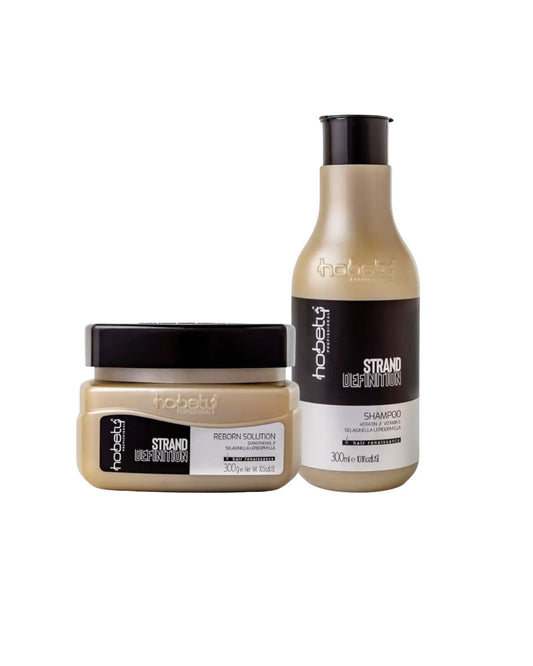 Hobety Strand Definition Professional Hair Treatment Set – Oil Control, Strength, Curl Definition & Protection