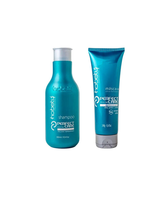 Hobety Perfect Care Hair Reconstruction Set - Mirror Hair Effect, Deep Reconstruction, Protein, Amino Acid Repair