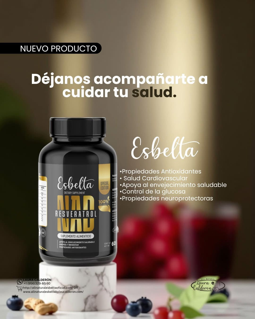 Esbelta NAD Resveratrol