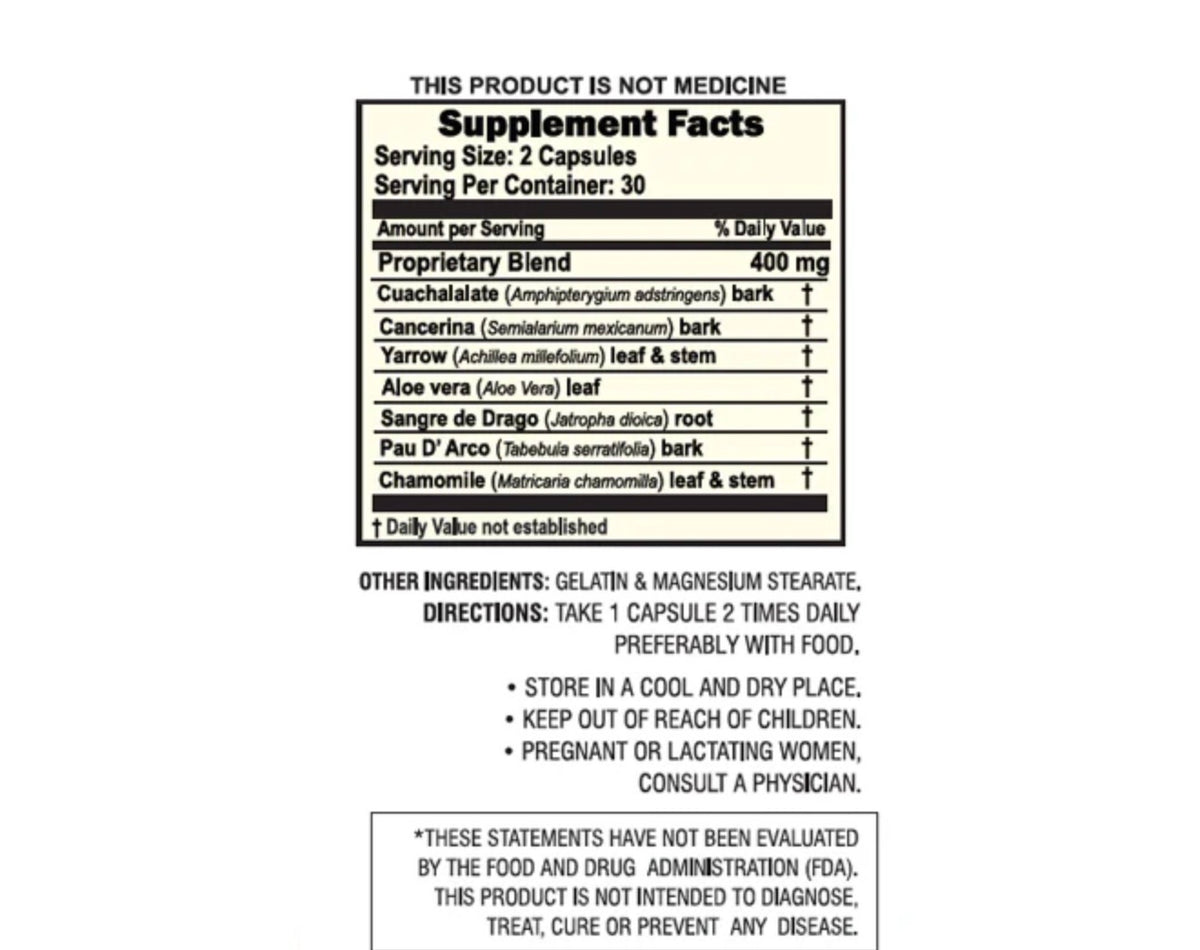 Herbal Gax-3 Digestive Harmony Capsules – Herbal Gastric Support Blend