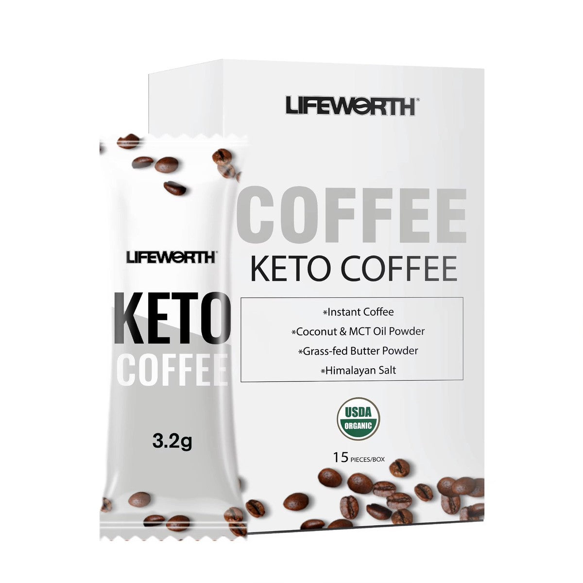 Café Keto LifeWorth (30 sobres) – [Polvo]