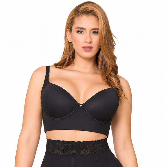 202 Sasha Colombian Longline Bra – Back Smoothing & Everyday Support