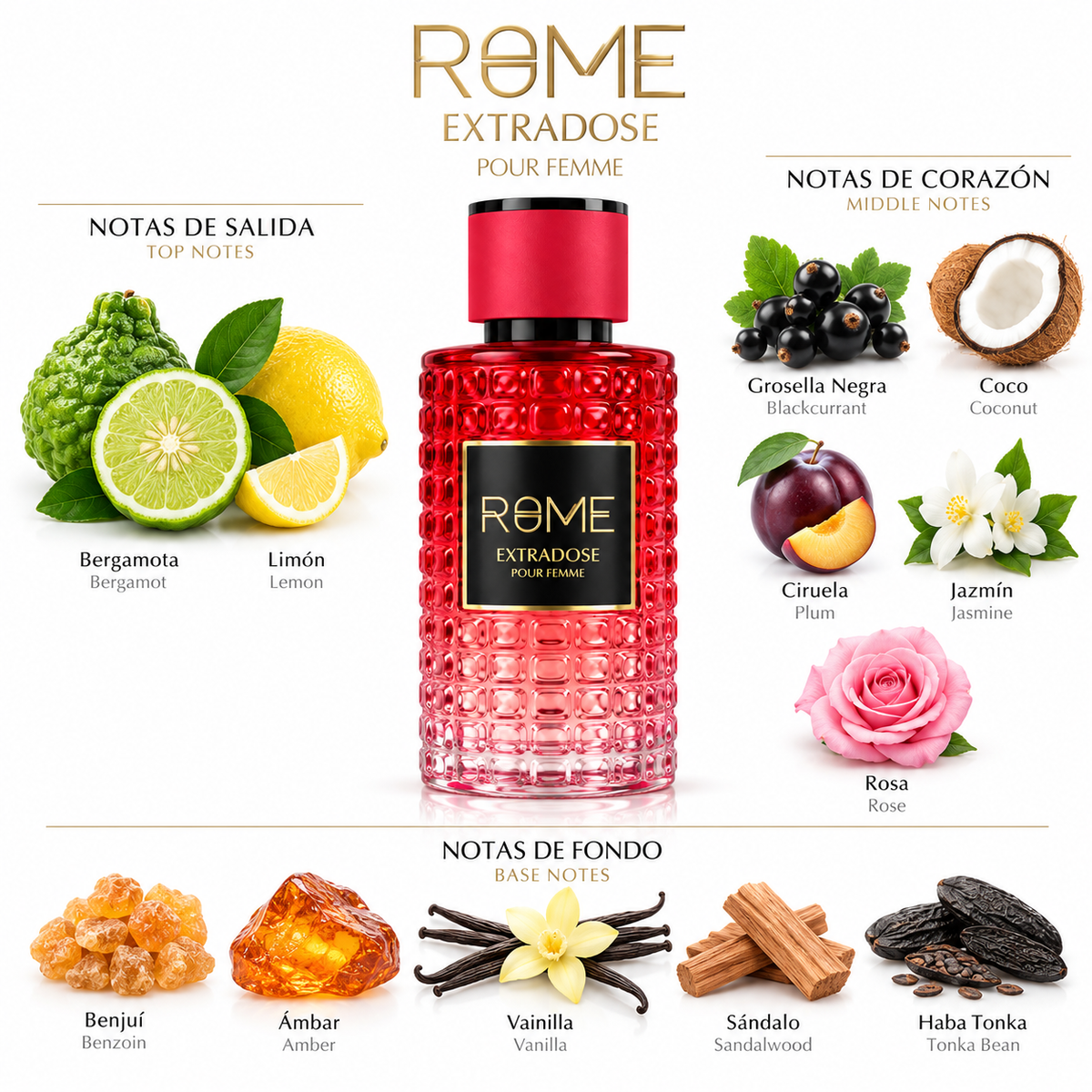 Rome Extradose Pour Femme by MP Mast Perfume – Eau de Parfum 100ml