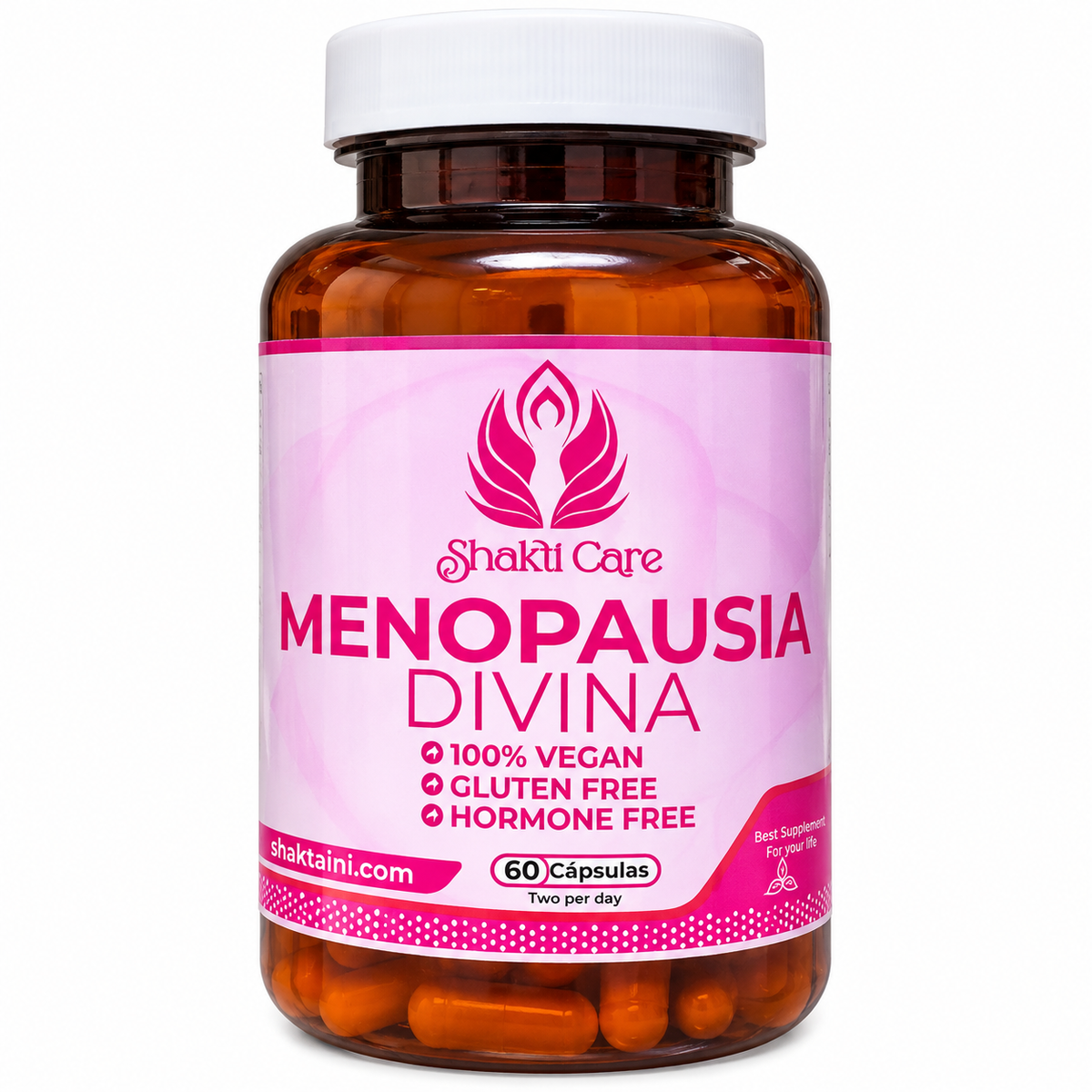 Menopausia Divina by Shakti Care – Women's Menopause Support Supplement, 60 Capsules