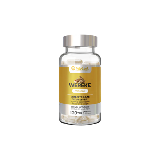 Wereke Herbal Supplement | Plant-Based Metabolic Wellness Support | 120 Capsules
Suplemento Herbal de Wereke | Apoyo Natural al Bienestar Metabólico | 120 Cápsulas
